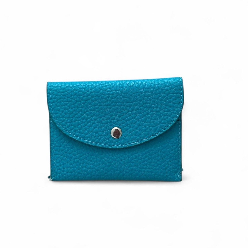 Elegant Blue Leather Wallet